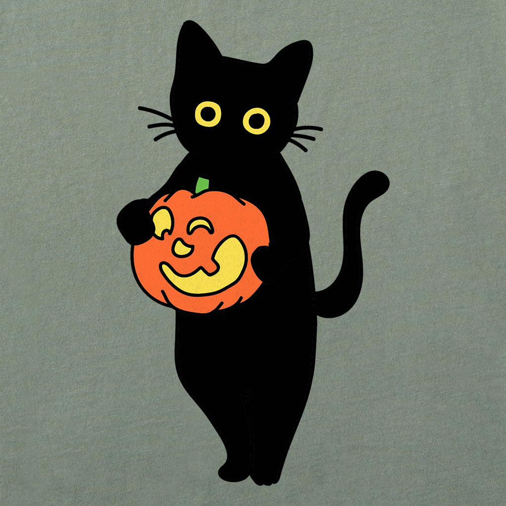 Kids Lil Pumpkin Cat Short Sleeve Crusher Tee product image 2