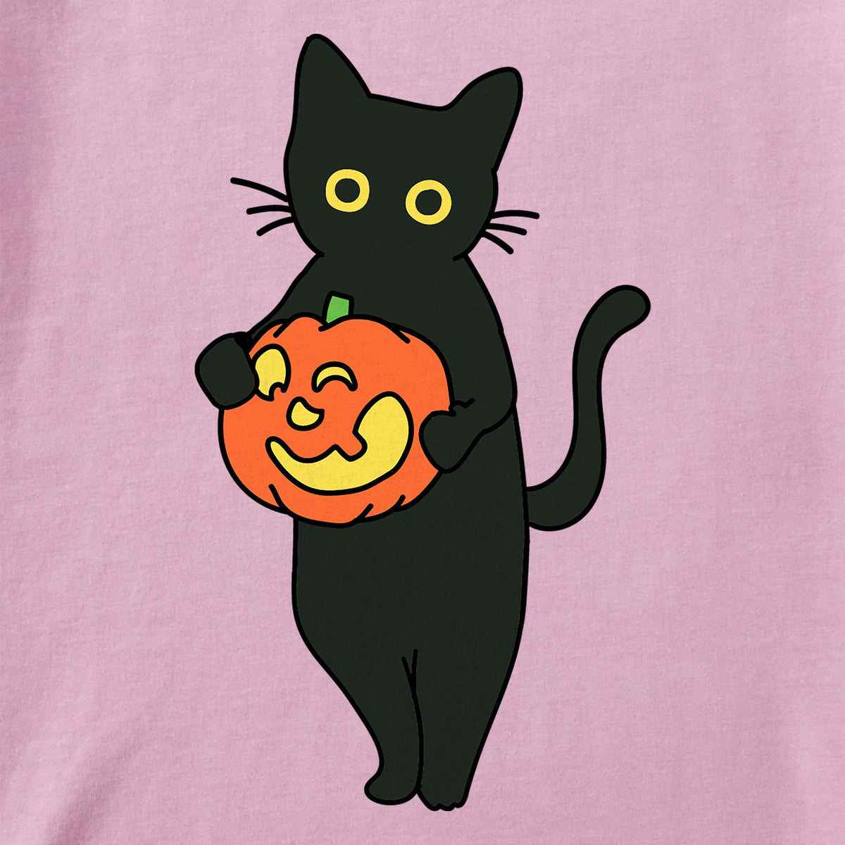 Kids Lil Pumpkin Cat Short Sleeve Crusher Tee product image 4