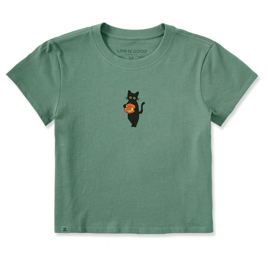 Women's Lil Pumpkin Cat Crusher-LITE Shrunken Tee product image 1