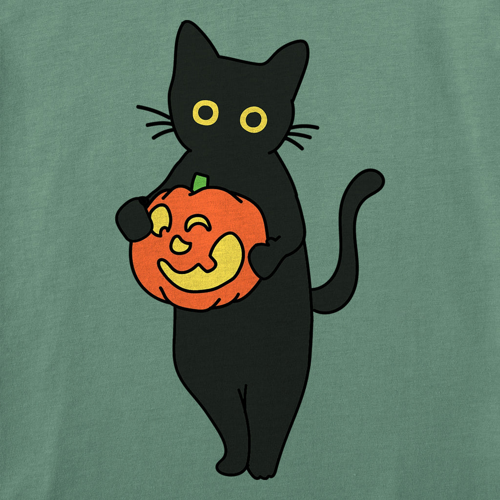 Women's Lil Pumpkin Cat Crusher-LITE Shrunken Tee product image 2
