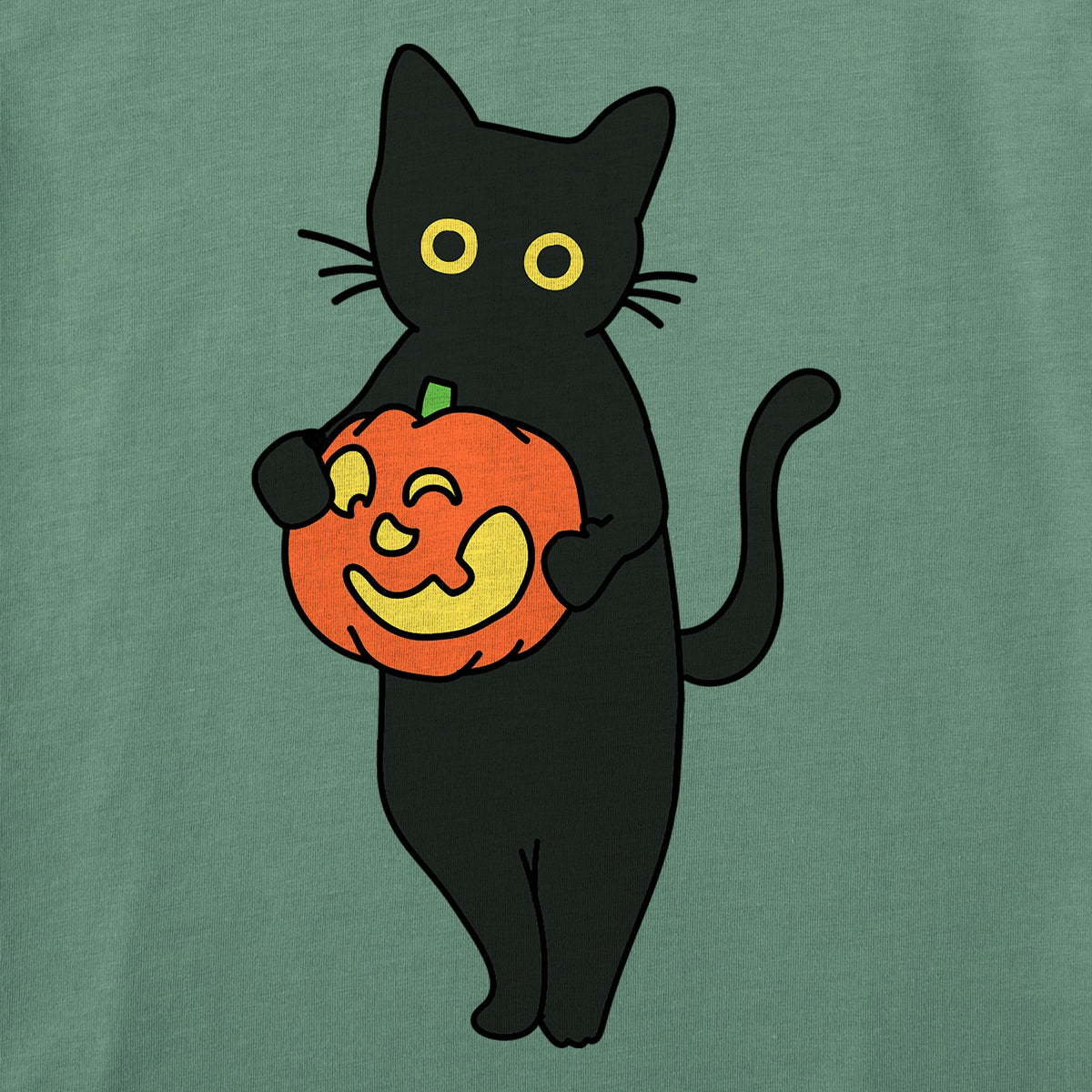Women's Lil Pumpkin Cat Crusher-LITE Shrunken Tee product image 2
