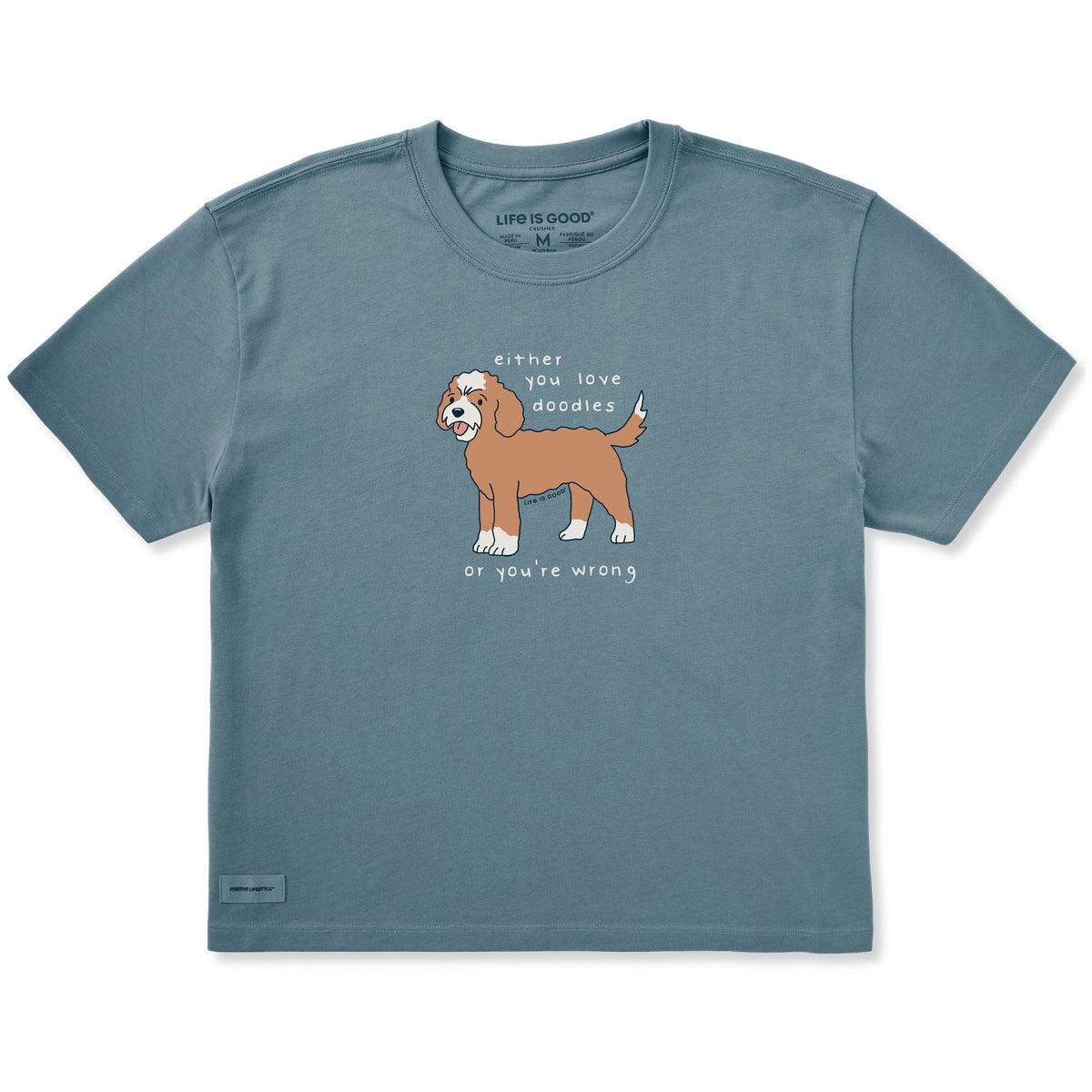 Women's Love Doodles Or You're Wrong Short Sleeve Crusher product image 1