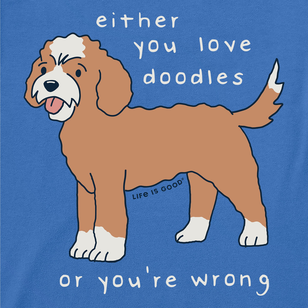 Kids Love Doodles Or You're Wrong Short Sleeve Crusher Tee product image 2
