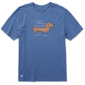 Men's Either You Love Dachshunds Short Sleeve Crusher Tee product image 1