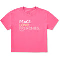Women's Peace Love Frenchies Short Sleeve Crusher Boxy Tee product image 1