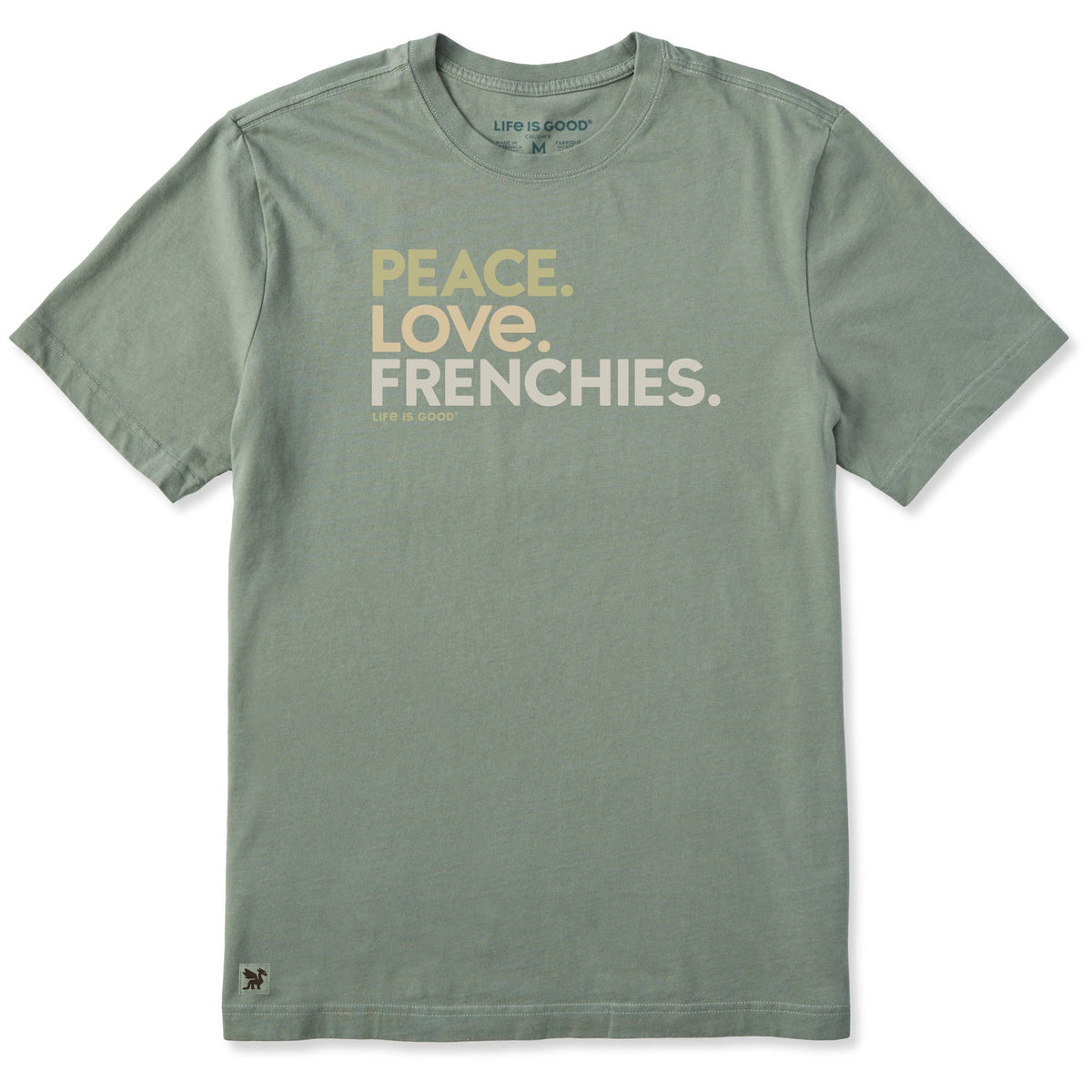 Men's Peace Love Frenchies Short Sleeve Crusher Tee product image 1