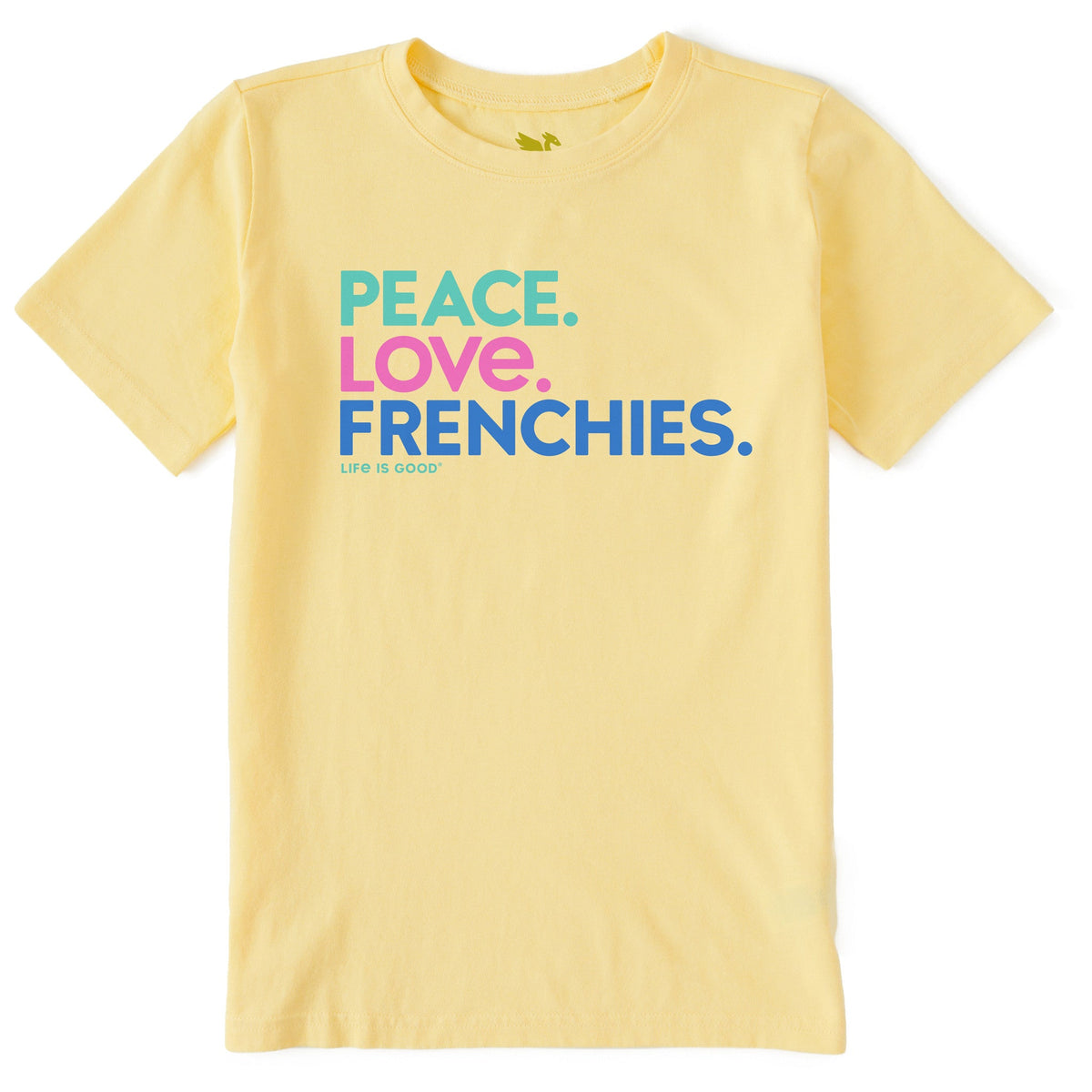 Kids Peace Love Frenchies Short Sleeve Crusher Tee product image 1