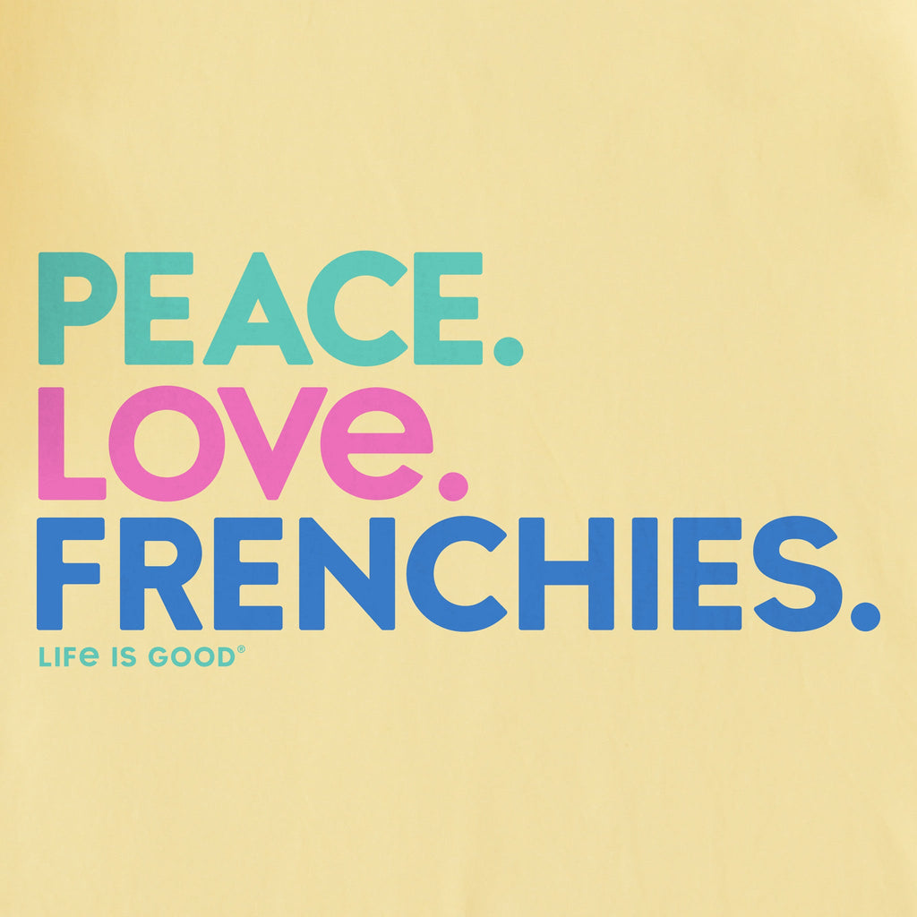 Kids Peace Love Frenchies Short Sleeve Crusher Tee product image 2