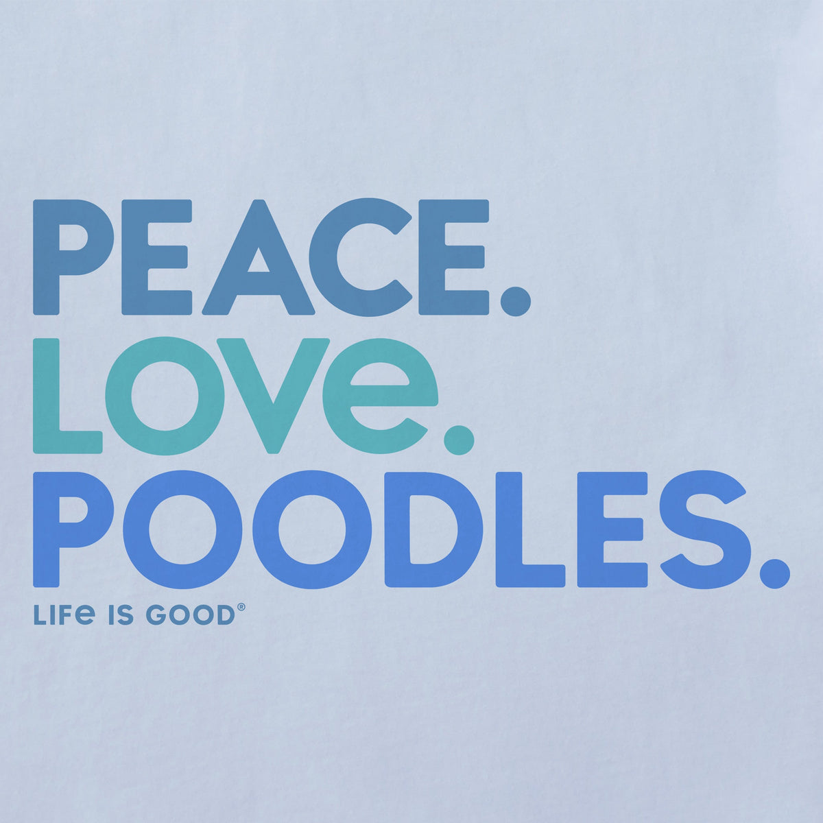 Kids Peace Love Poodles Short Sleeve Crusher Tee product image 2