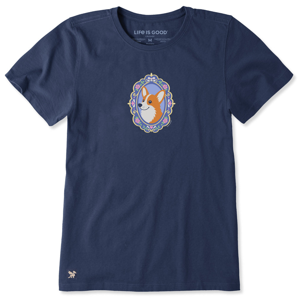 Women's Corgi Frame Short Sleeve Crusher Tee product image 1