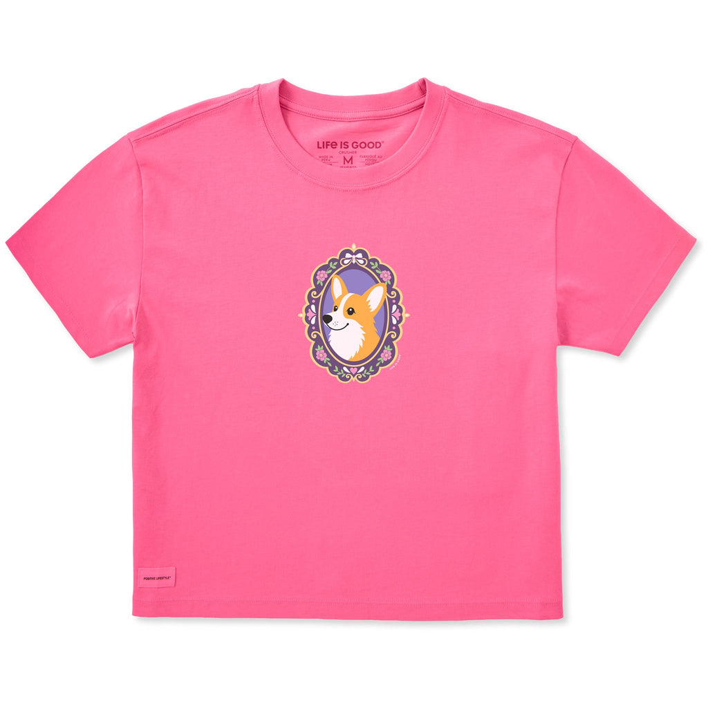 Women's Corgi Frame Short Sleeve Crusher Boxy Tee product image 3