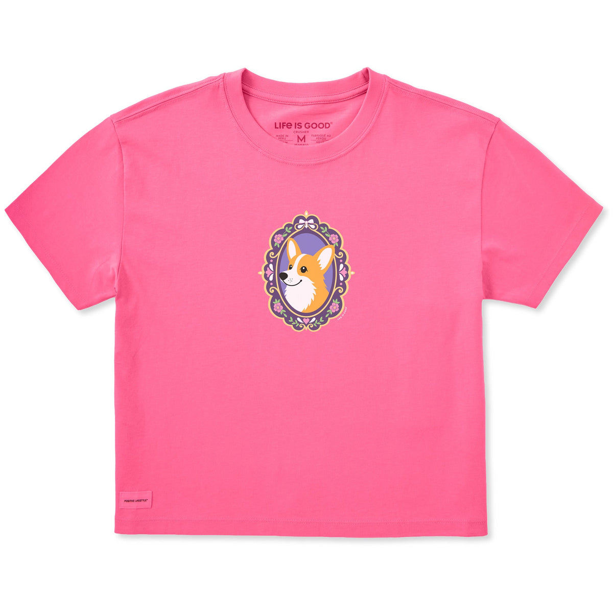 Women's Corgi Frame Short Sleeve Crusher Boxy Tee product image 3
