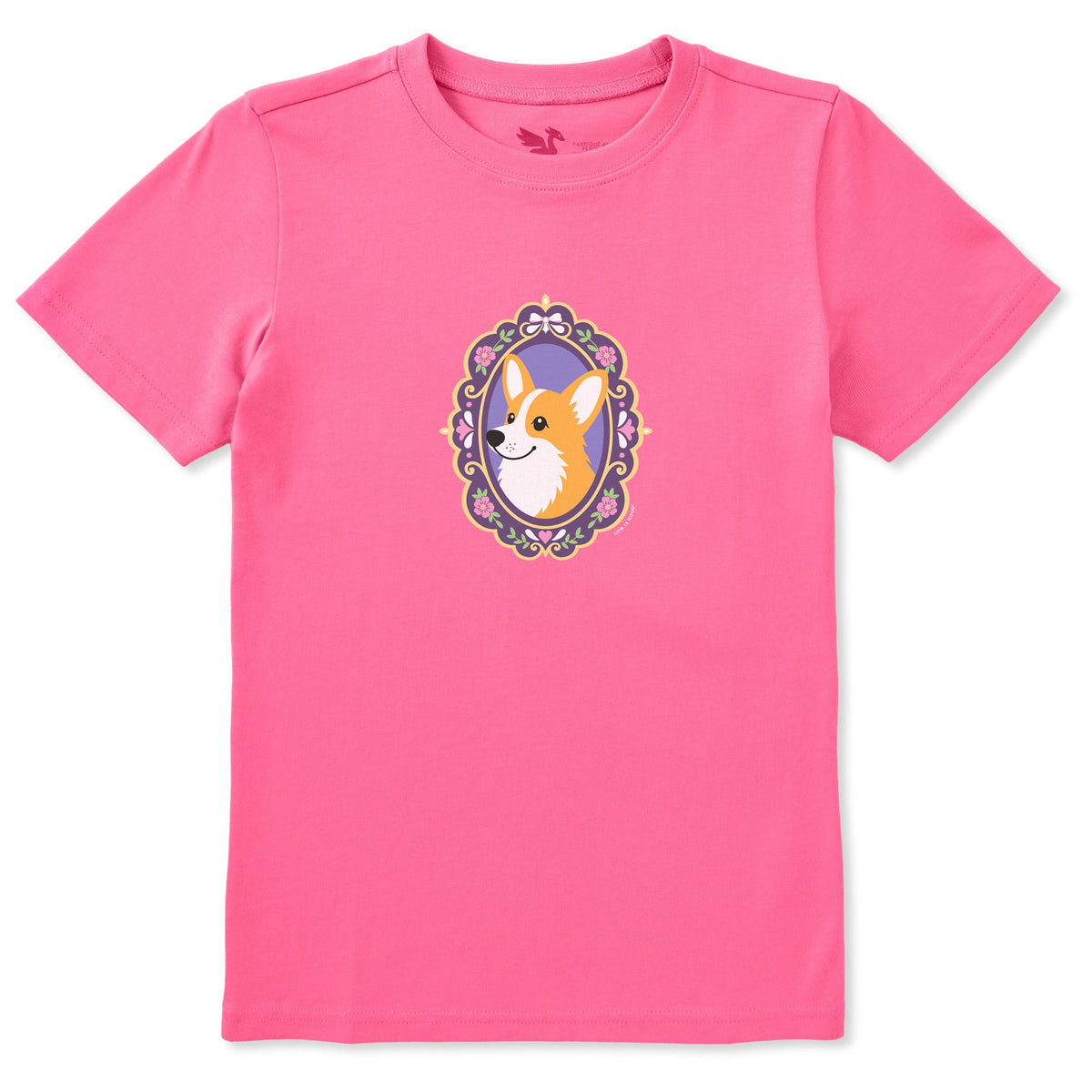Kids Corgi Frame Short Sleeve Crusher Tee product image 1