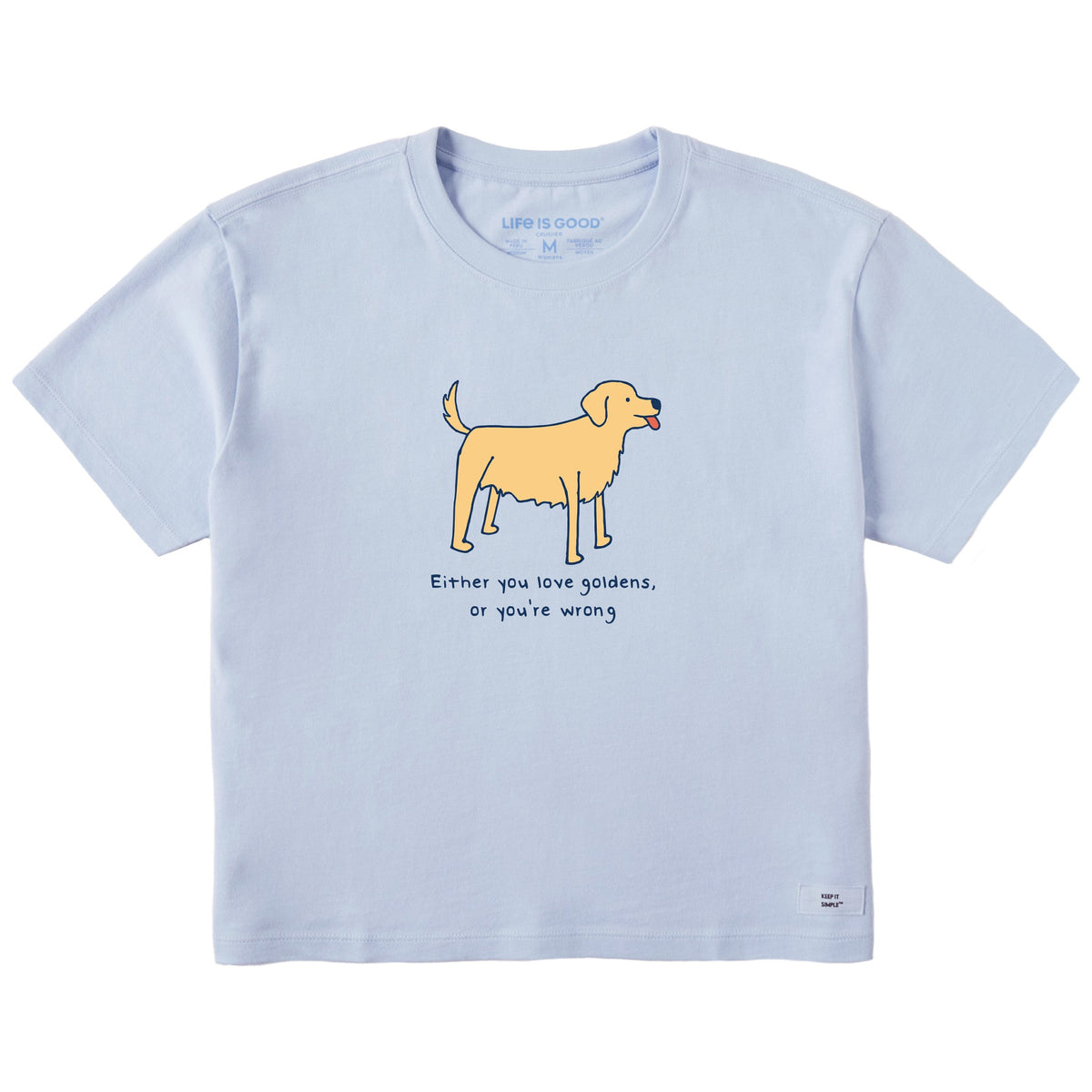 Women's Either You Love Goldens Short Sleeve Crusher Boxy product image 1