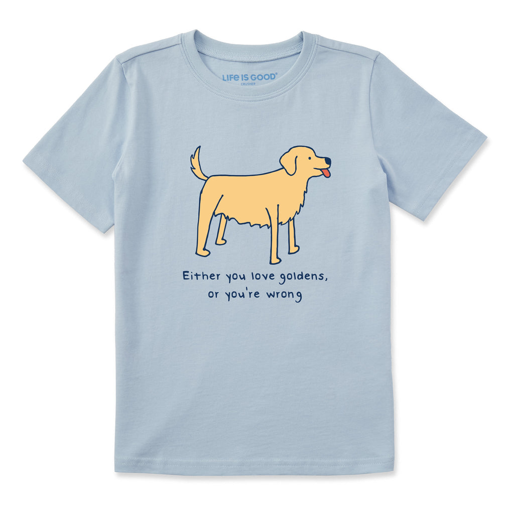 Kids Either You Love Goldens Short Sleeve Crusher Tee product image 1