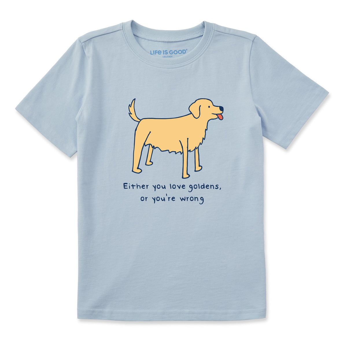 Kids Either You Love Goldens Short Sleeve Crusher Tee product image 1