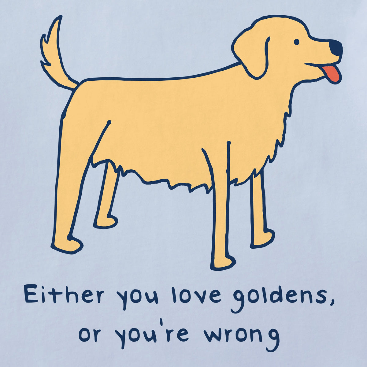 Kids Either You Love Goldens Short Sleeve Crusher Tee product image 2