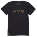 Women's Retro Halloween Cats Short Sleeve Crusher Tee product image 1