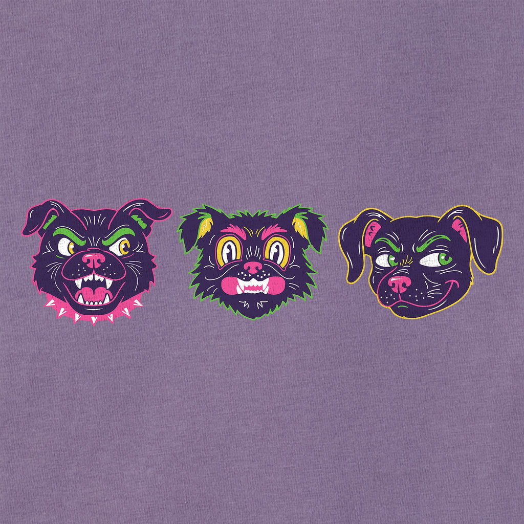 Women's Retro Halloween Dogs Short Sleeve Crusher Boxy Tee product image 4