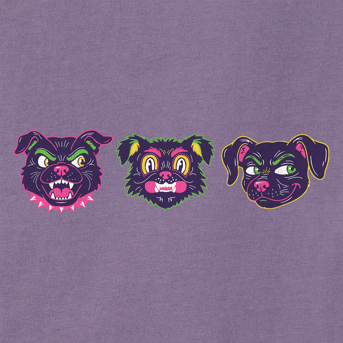 Women's Retro Halloween Dogs Short Sleeve Crusher Boxy Tee product image 4