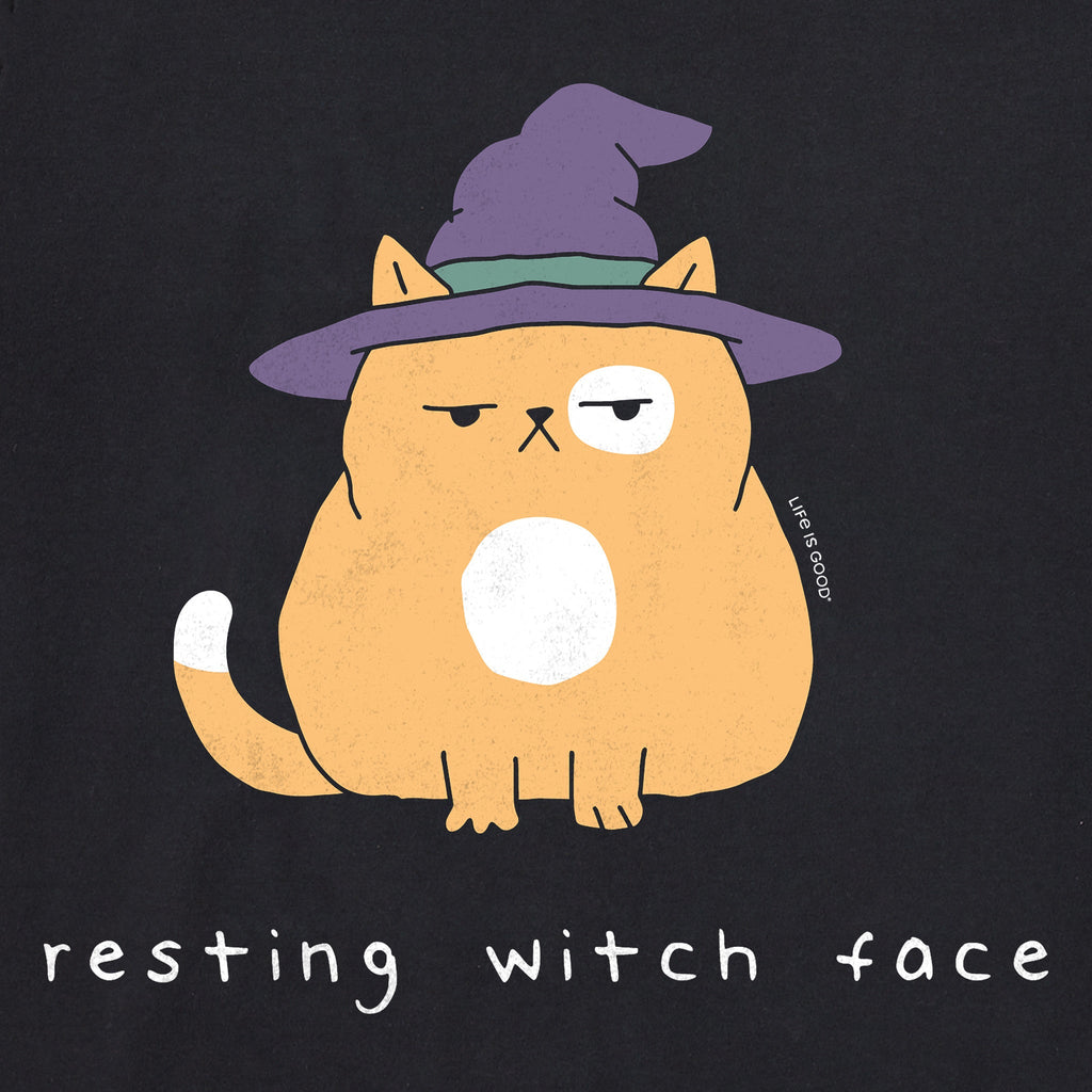 Women's Resting Witch Face Cat Crusher-LITE Shrunken Tee