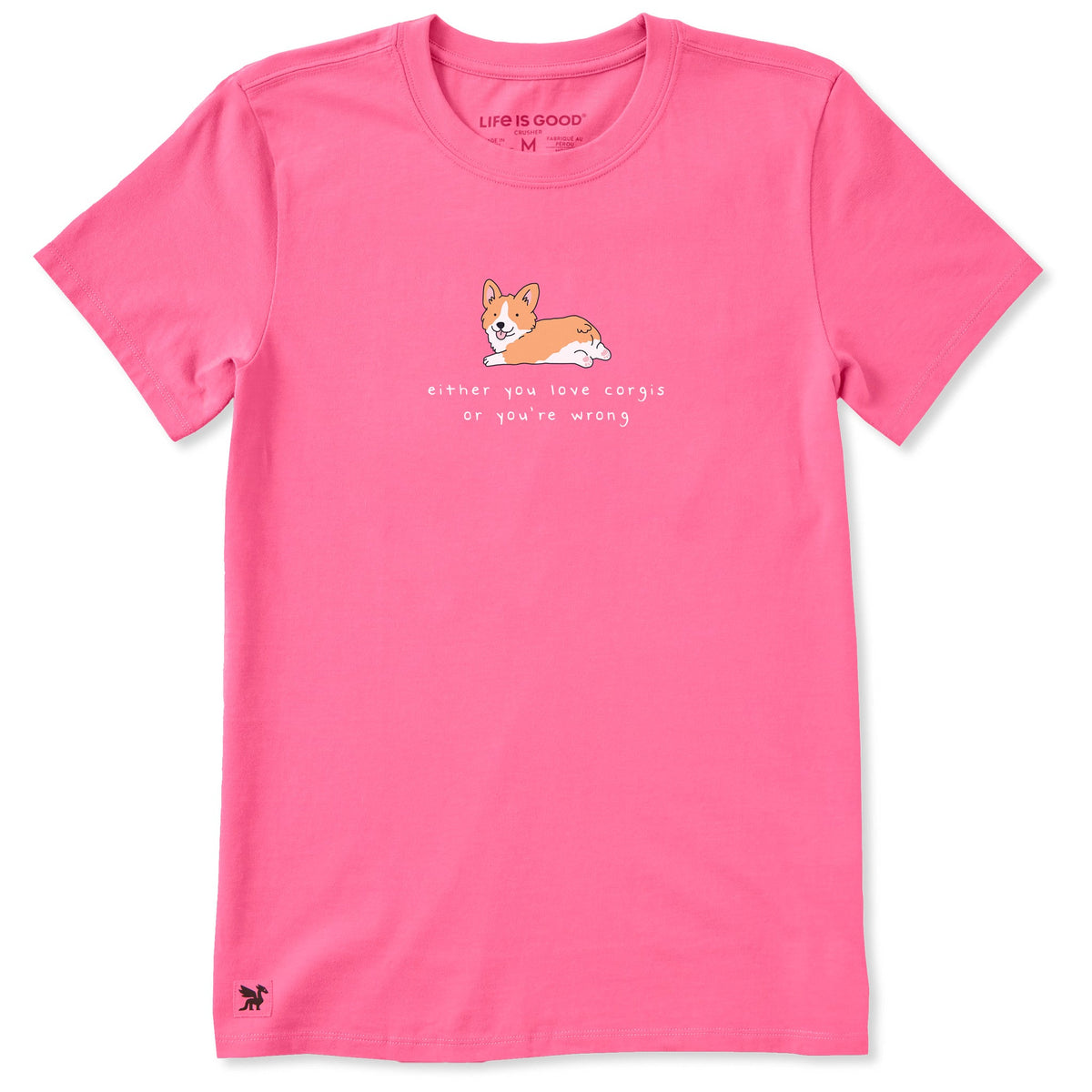 Women's Love Corgis or Wrong Short Sleeve Crusher Tee product image 1