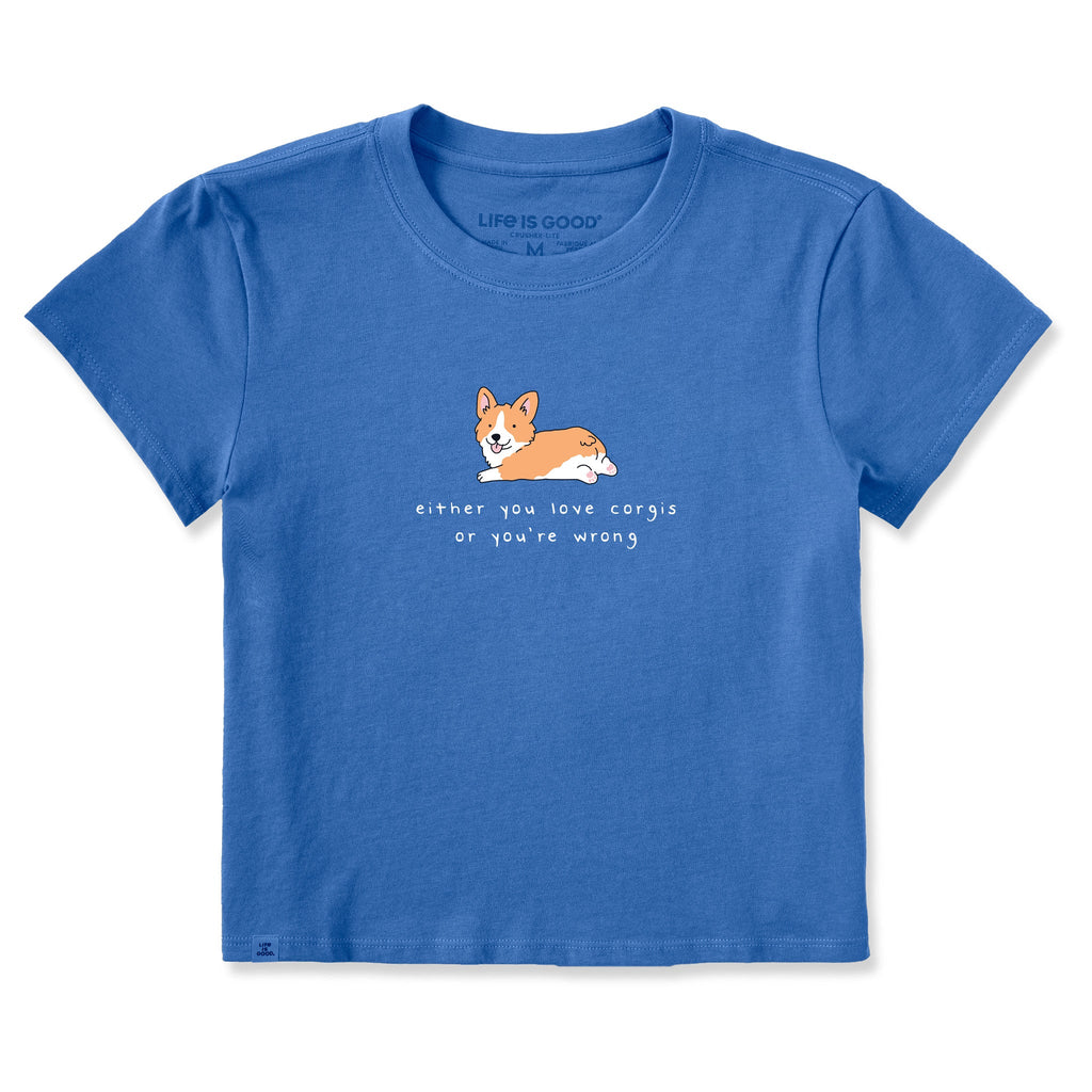 Women's Love Corgis or Wrong Crusher-LITE Shrunken Tee product image 1