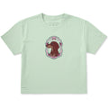 Women's Flower Frame Dachshund Short Sleeve Crusher Boxy Tee product image 1