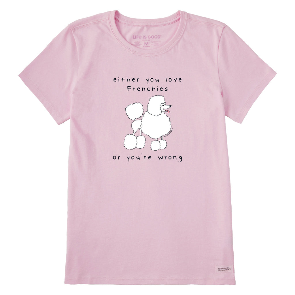 Women's Love Frenchies or Wrong Short Sleeve Crusher Tee product image 3