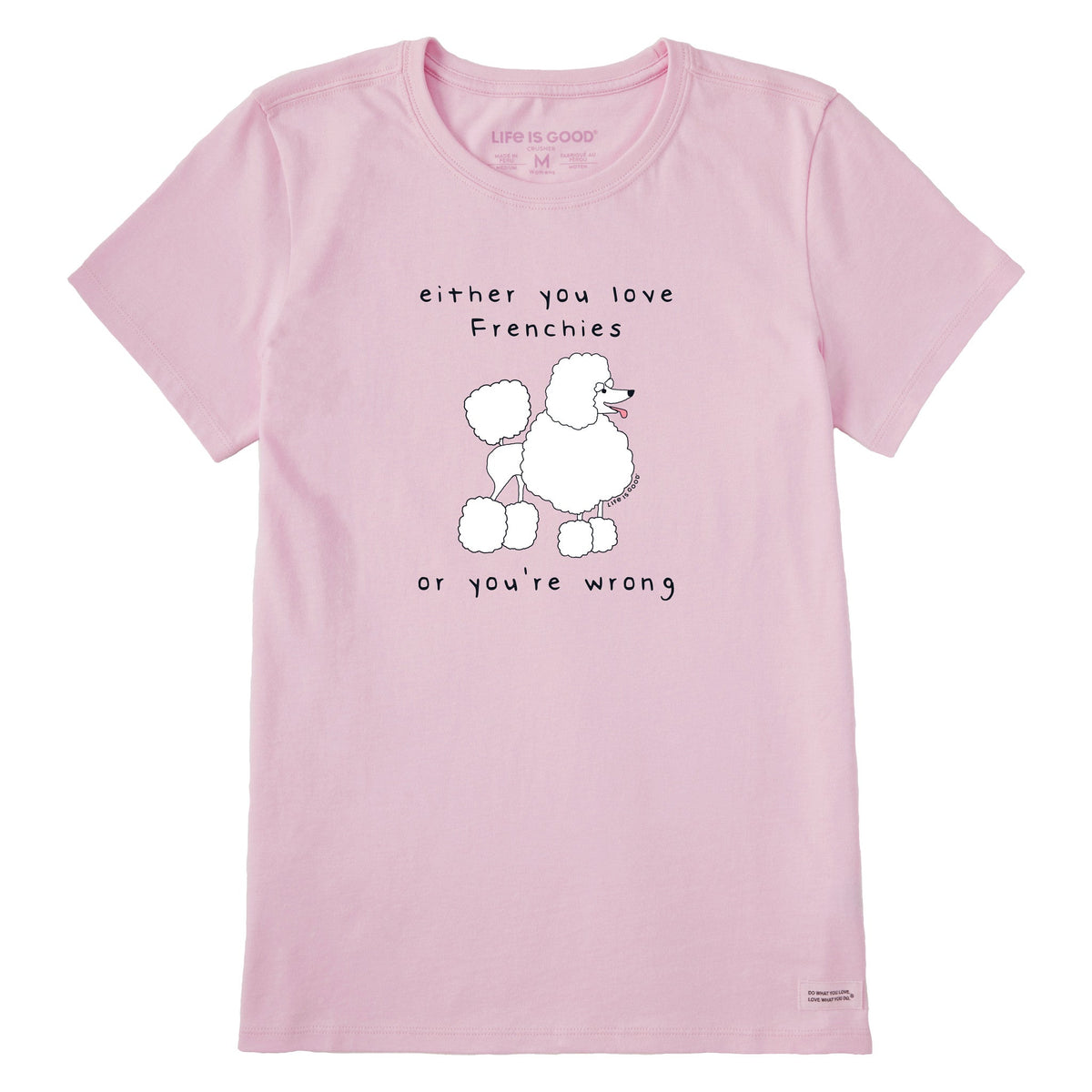 Women's Love Frenchies or Wrong Short Sleeve Crusher Tee product image 3