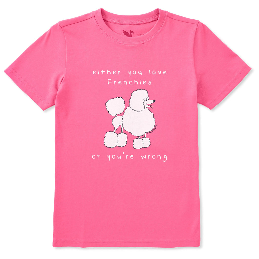 Kids Love Frenchies or Wrong Short Sleeve Crusher Tee product image 1