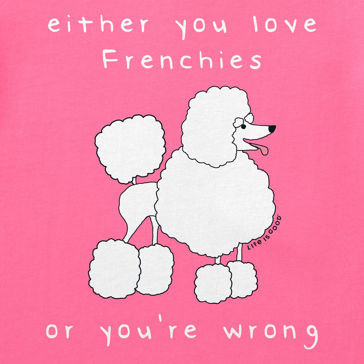 Kids Love Frenchies or Wrong Short Sleeve Crusher Tee product image 2