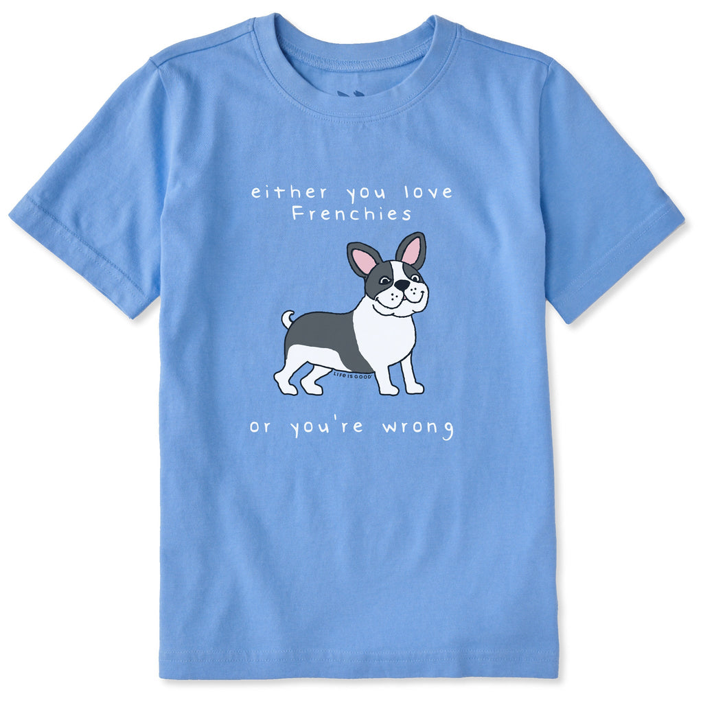 Kids Love Bull Frenchies Short Sleeve Crusher Tee product image 1