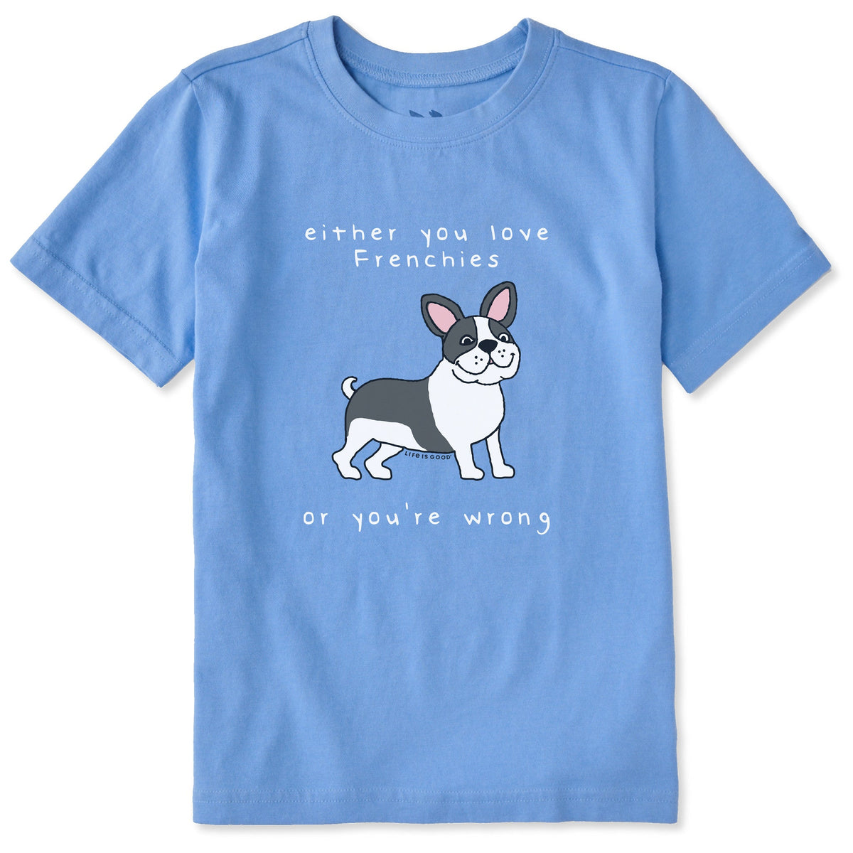 Kids Love Bull Frenchies Short Sleeve Crusher Tee product image 1