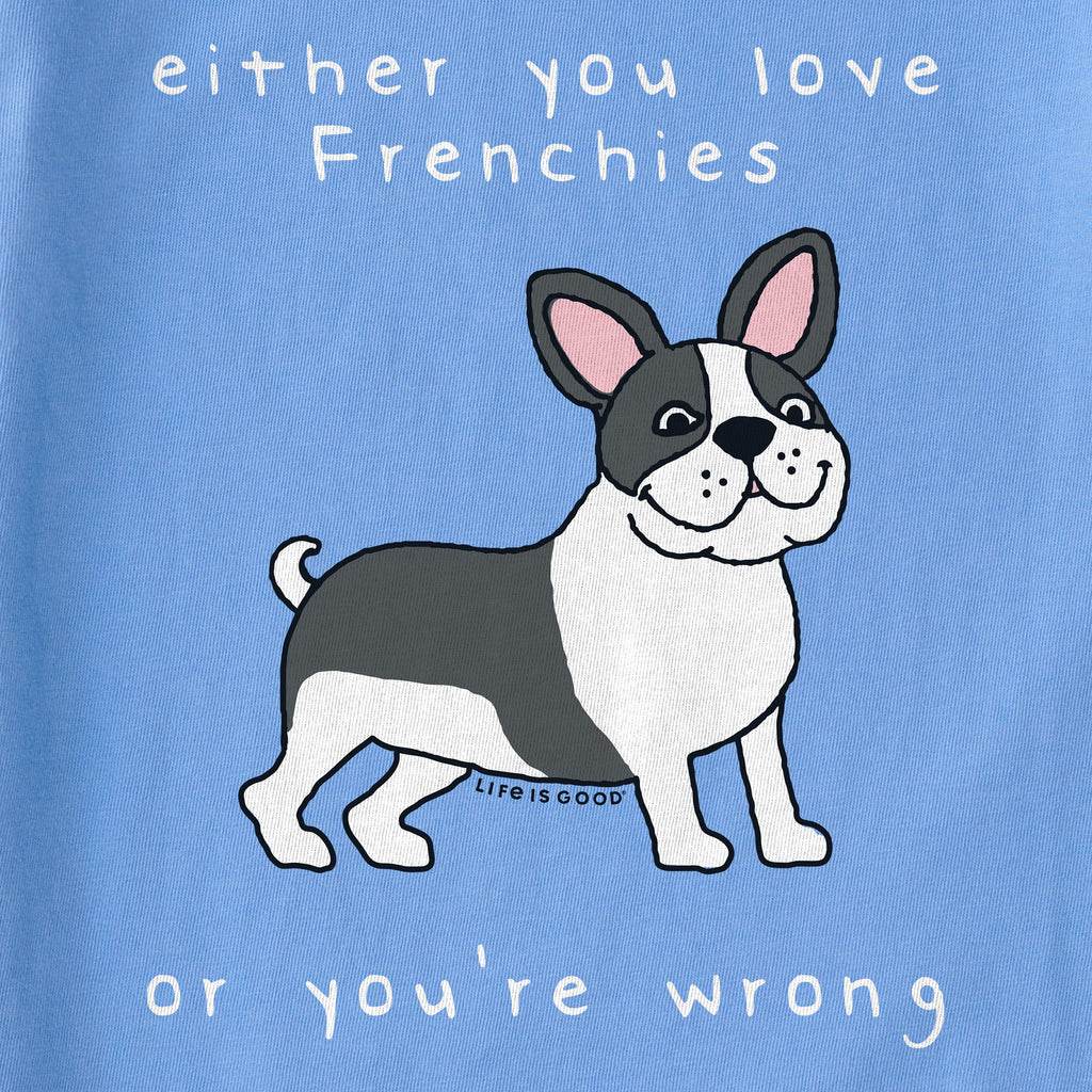 Kids Love Bull Frenchies Short Sleeve Crusher Tee product image 2