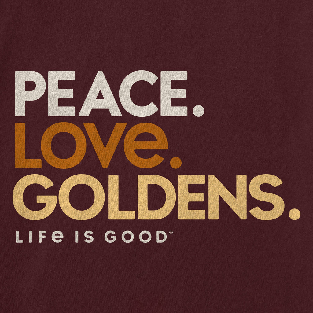 Women's Peace Love Goldens Short Sleeve Crusher Boxy Tee product image 2
