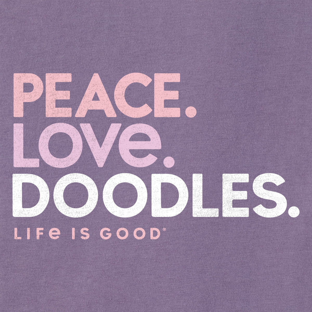 Women's Peace Love Doodles Short Sleeve Crusher Vee product image 2