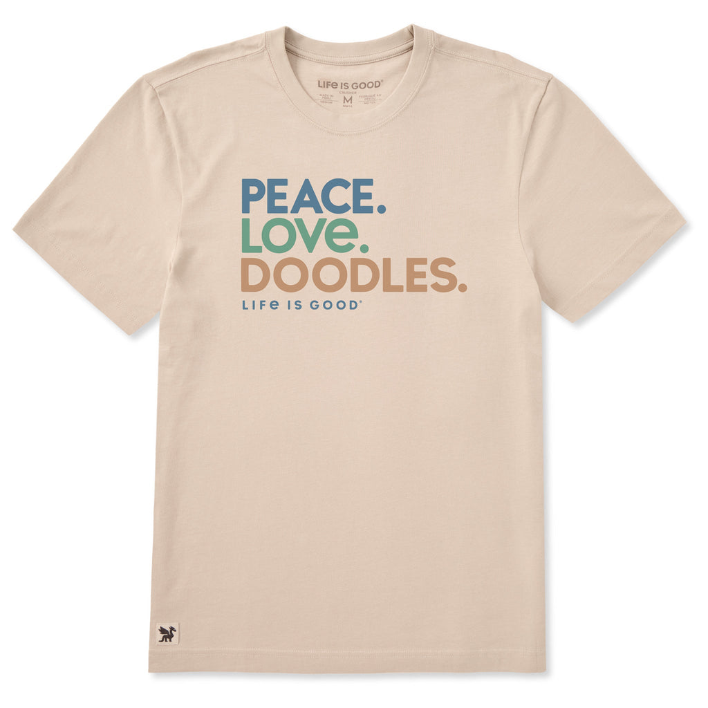 Men's Peace Love Doodles Short Sleeve Crusher Tee product image 1