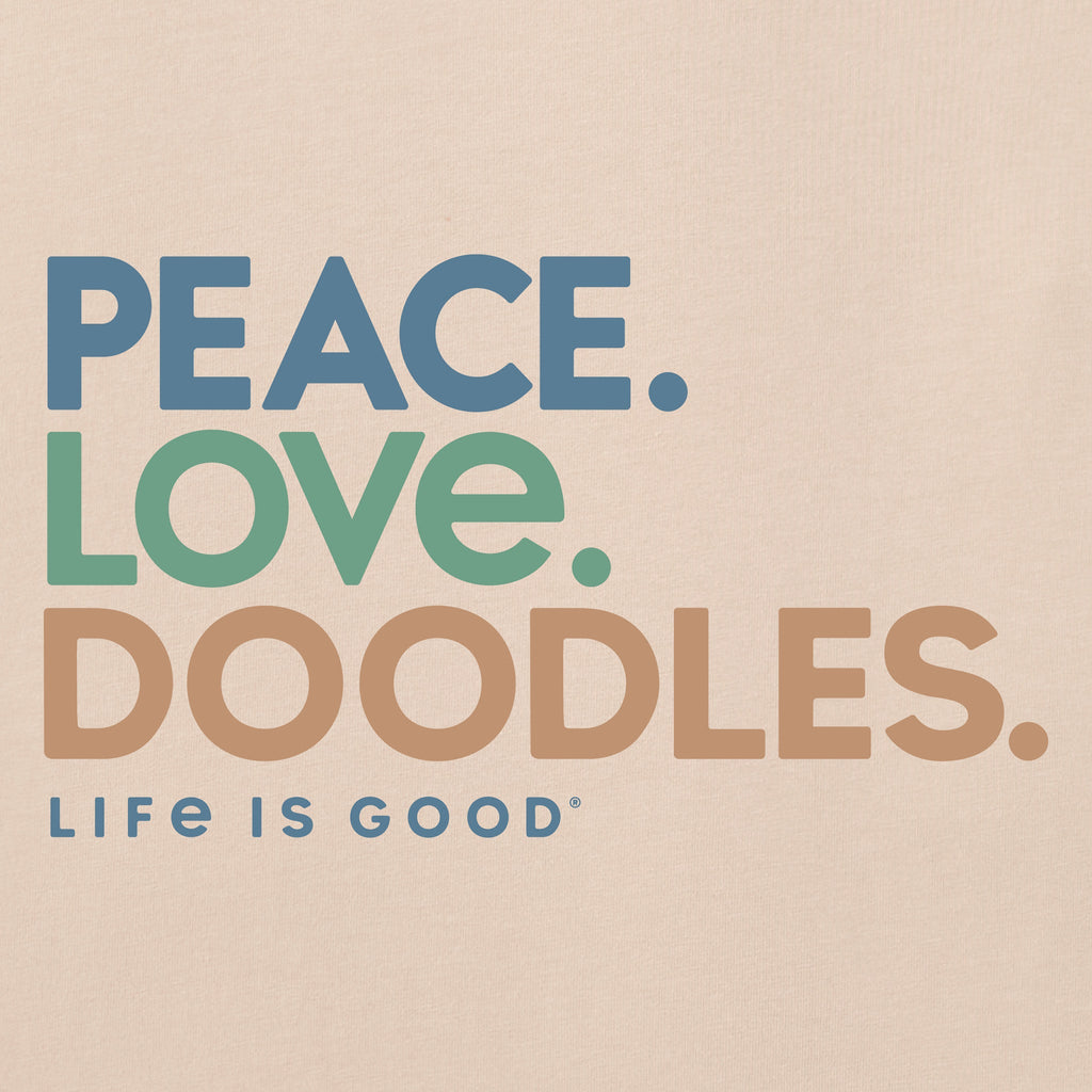 Men's Peace Love Doodles Short Sleeve Crusher Tee product image 2