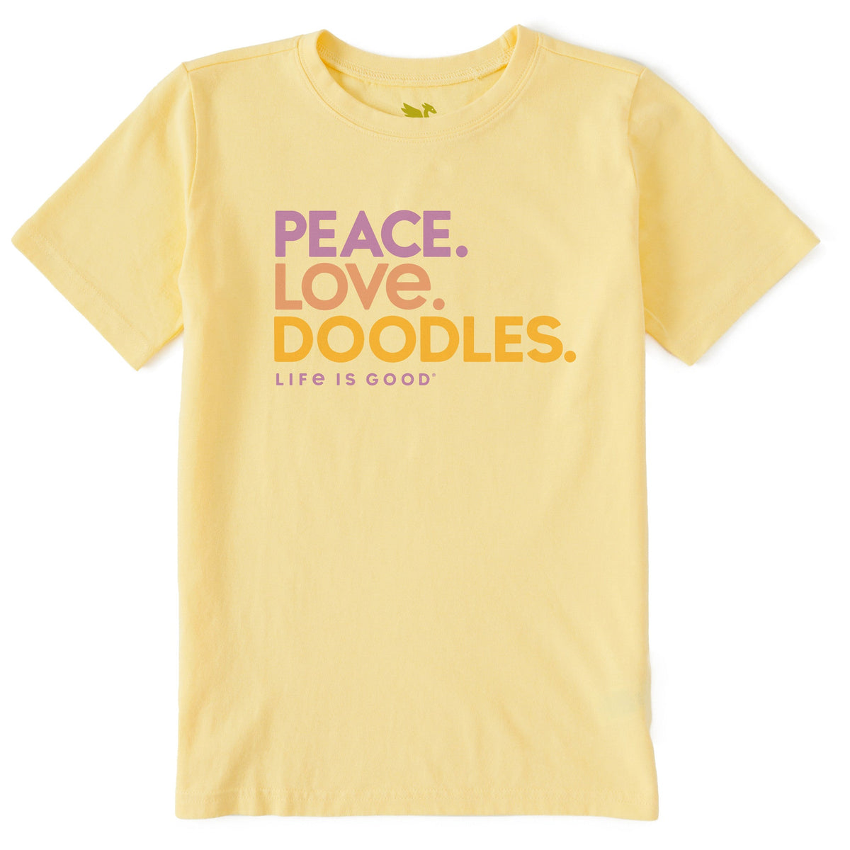 Kids Peace Love Doodles Short Sleeve Crusher Tee product image 1