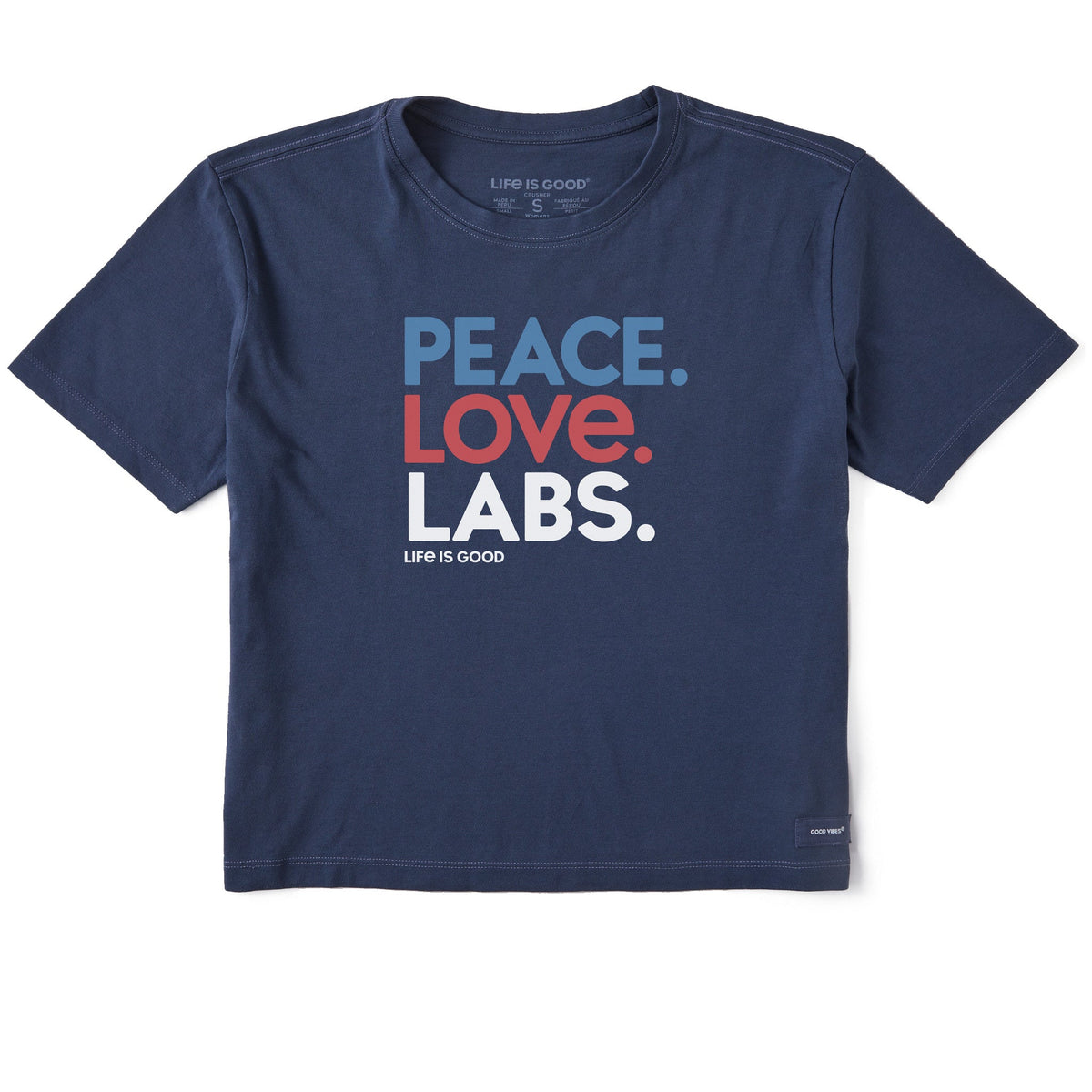 Women's Peace Love Labs Short Sleeve Crusher Boxy Tee product image 1