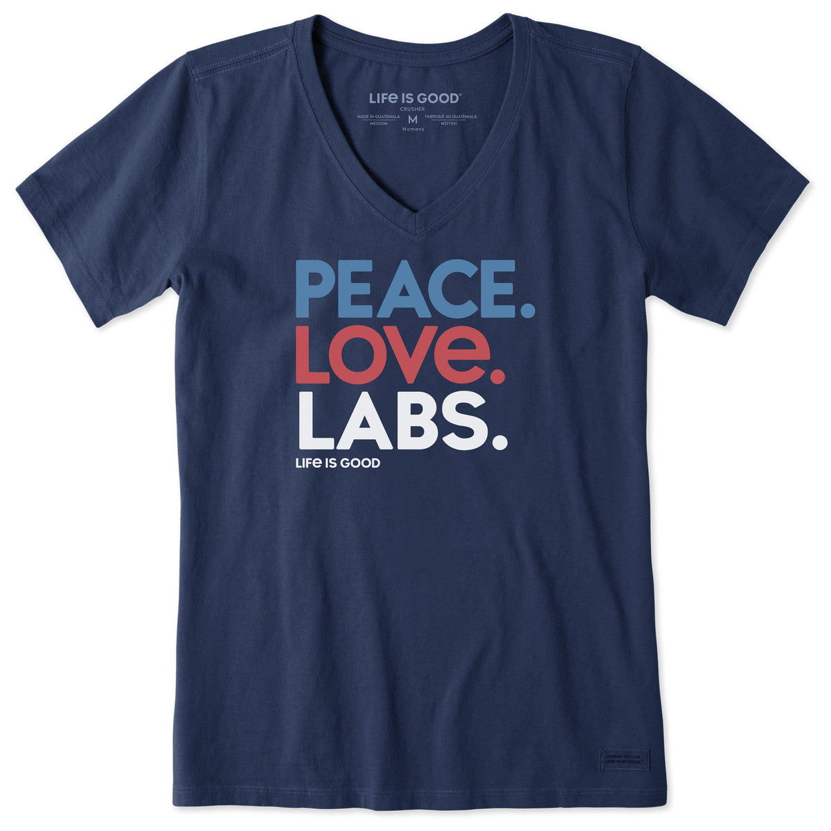 Women's Peace Love Labs Short Sleeve Crusher Vee product image 1