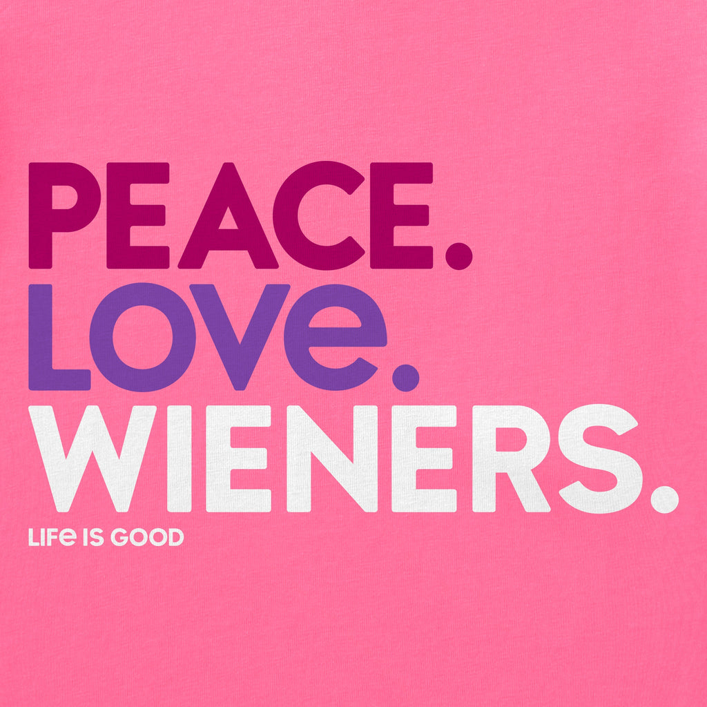 Women's Peace Love Wieners Short Sleeve Crusher Boxy Tee product image 4