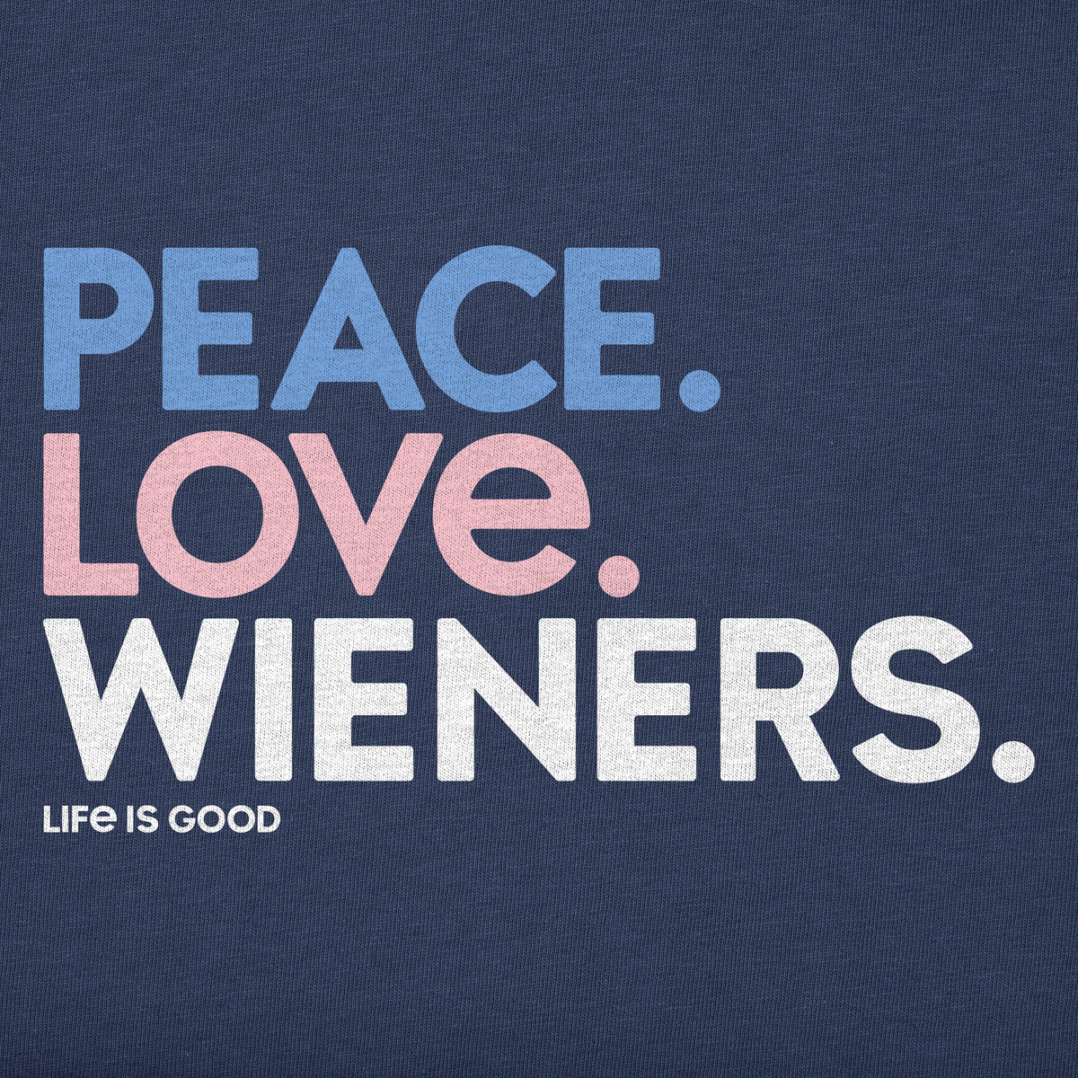 Women's Peace Love Wieners Short Sleeve Crusher Vee product image 2