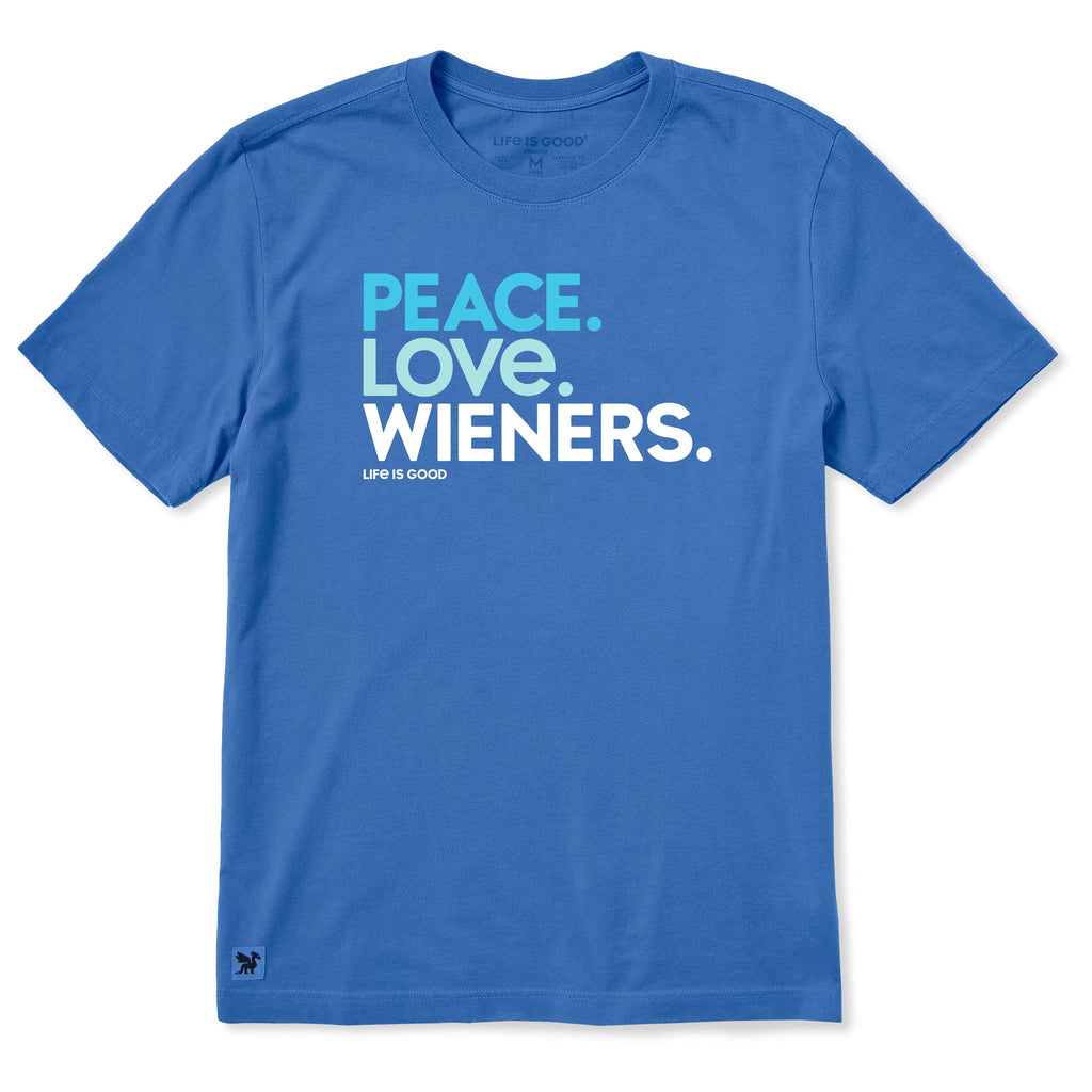 Men's Peace Love Wieners Short Sleeve Crusher Tee product image 1