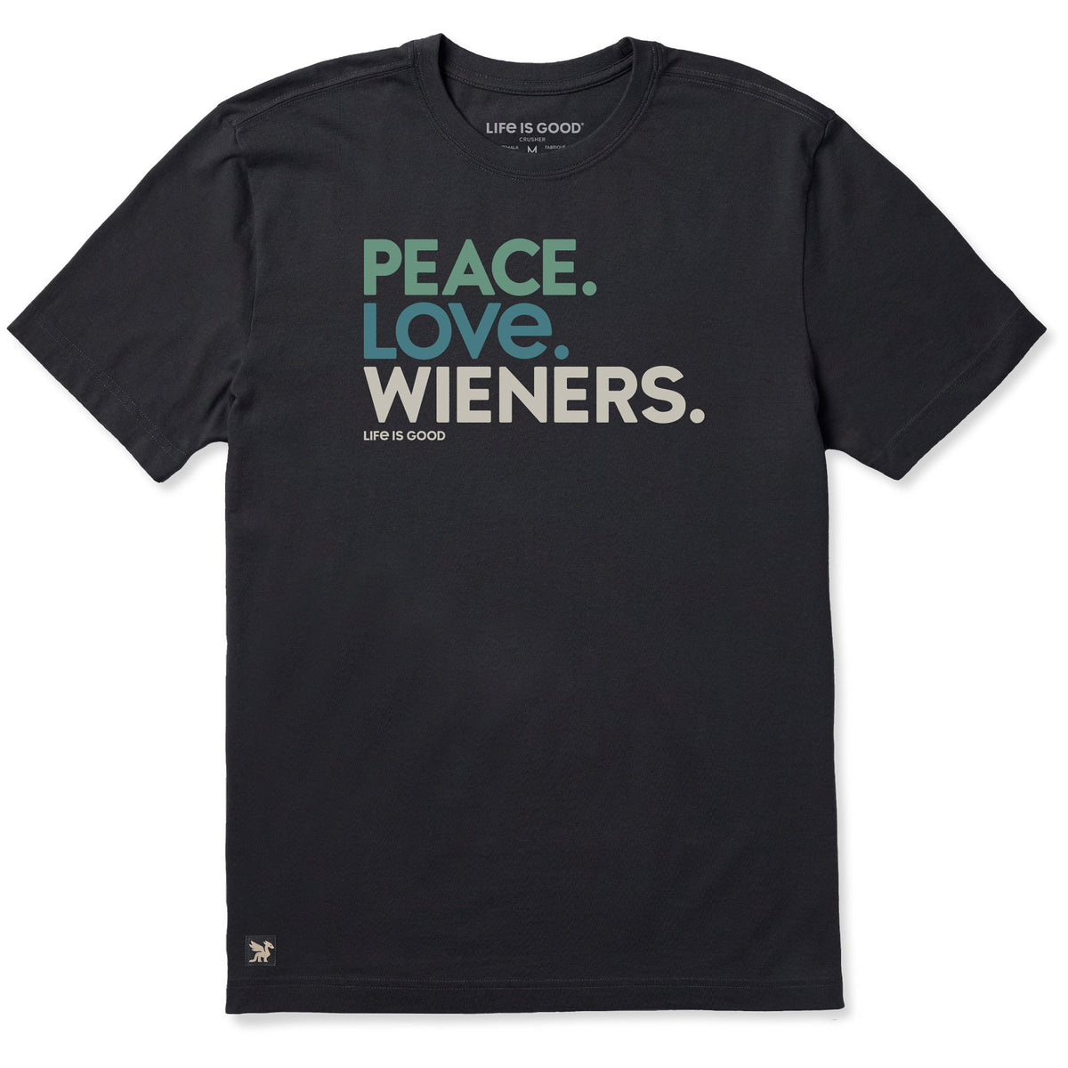 Men's Peace Love Wieners Short Sleeve Crusher Tee product image 3