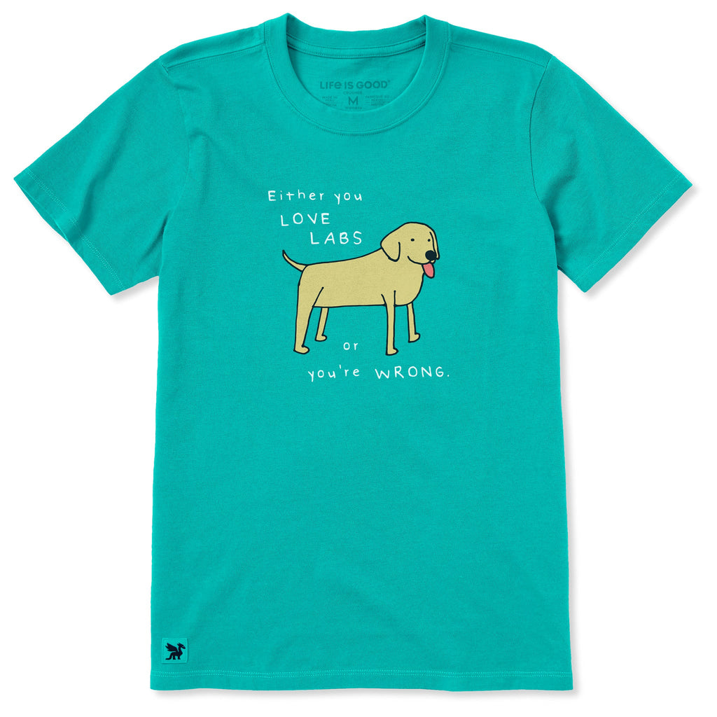 Women's Either You Love Labs Or You're Wrong Short Sleeve product image 1