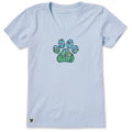 Women's Wildflower Paw Short Sleeve Crusher Vee product image 1