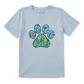 Kids Wildflower Paw Short Sleeve Crusher Tee product image 1