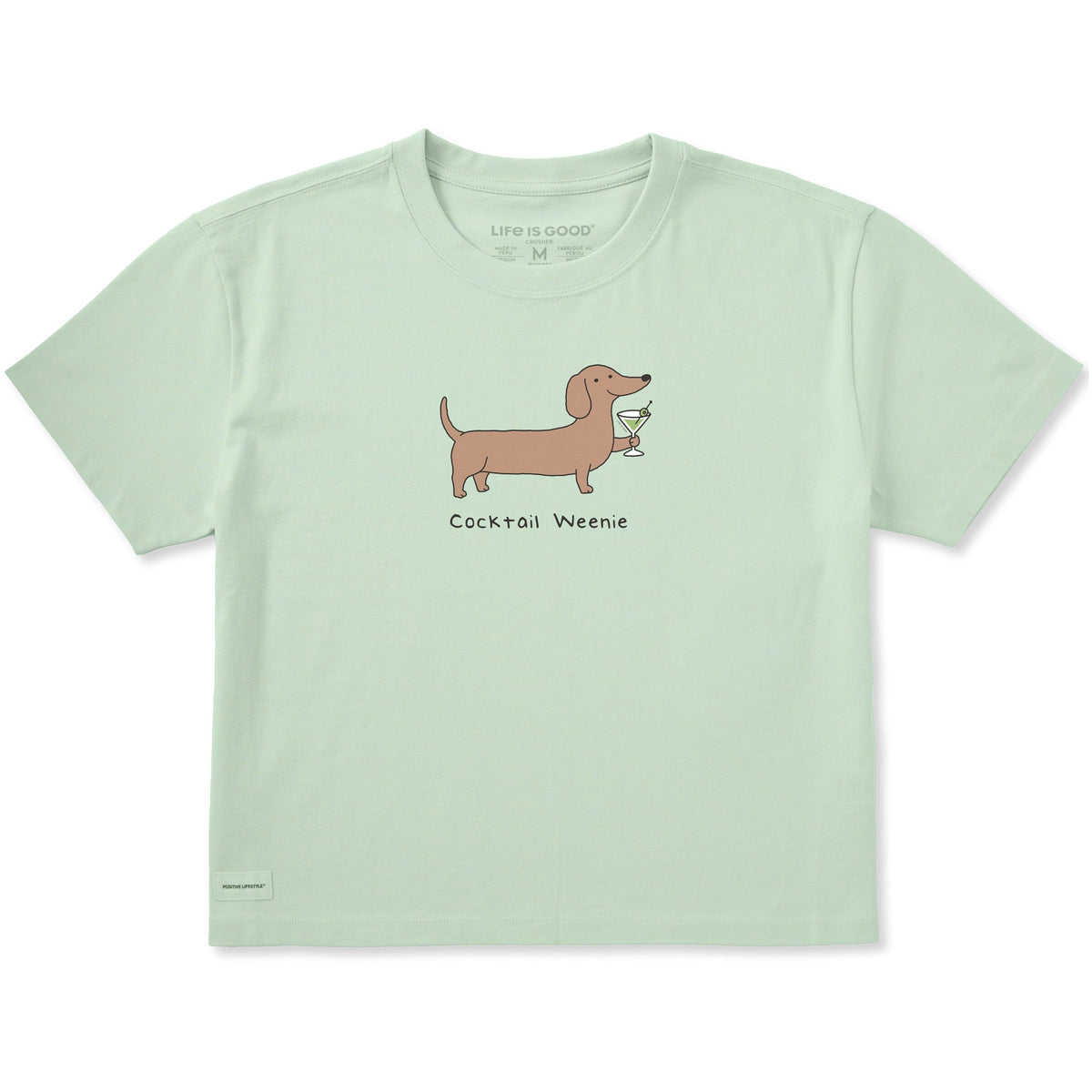 Women's Cocktail Weenie Short Sleeve Crusher Boxy Tee product image 1